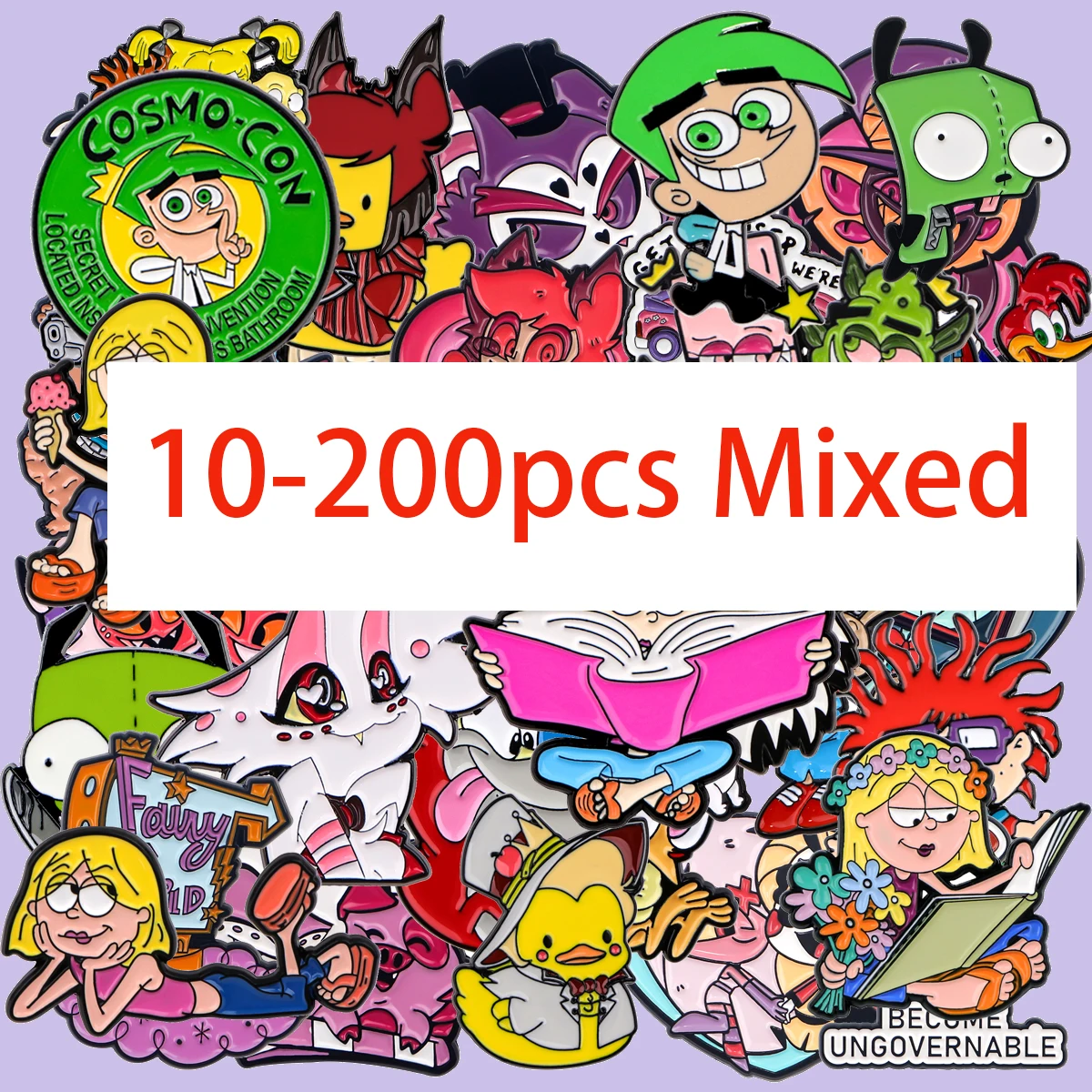 

10-200pcs Mixed Wholesale Cartoon Animal Enamel Pin Funny Brooches Badge on Backpack Clothes Lapel Jewelry Accessories Gifts