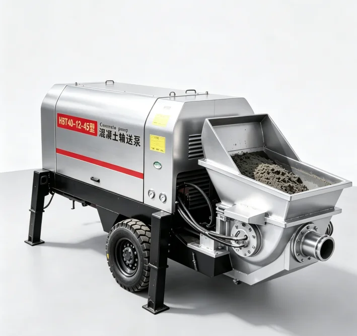 Diesel Concrete Mortar Pump Secondary Structural Column Feeding Machine Model 30/40/50