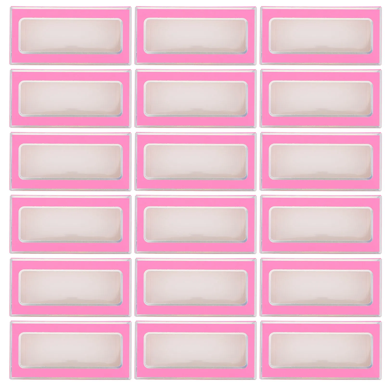 

30pcs Storage Box Paper False Lashes Organizer False Eyelash Packaging Box Empty Travel Case Lightweight Protective Makeup