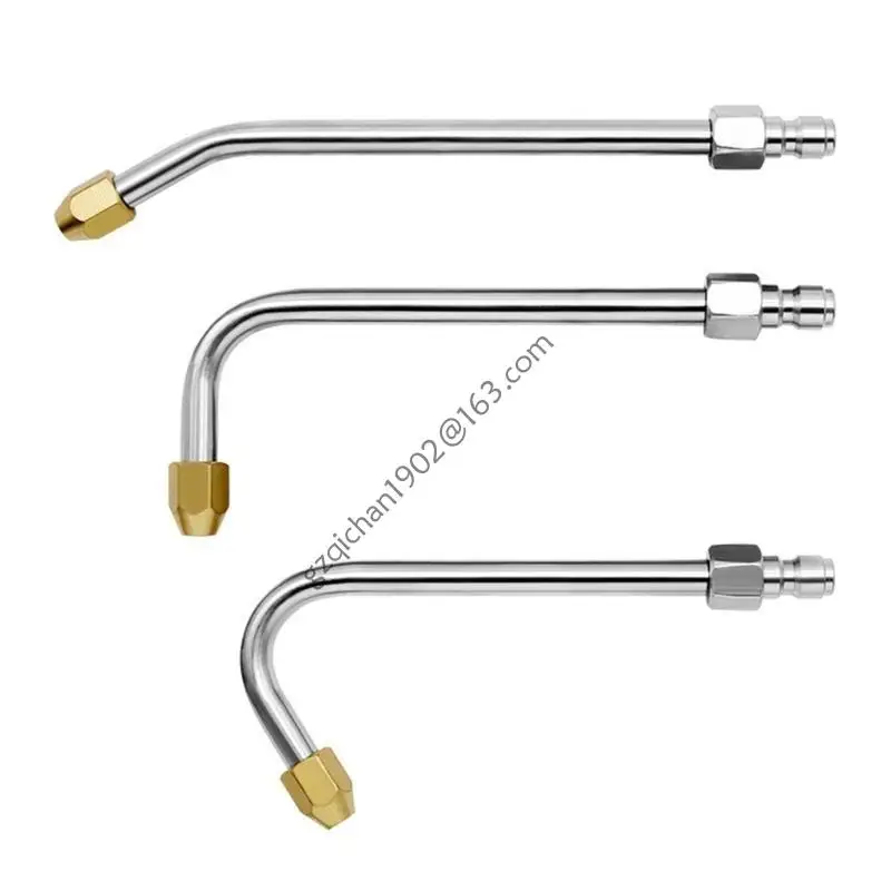 

X7AB Metal Rod Jet Lances For Pressure Washer MultiAngled Water Guns Extension Wands Lances With 1/4 Quick Connection