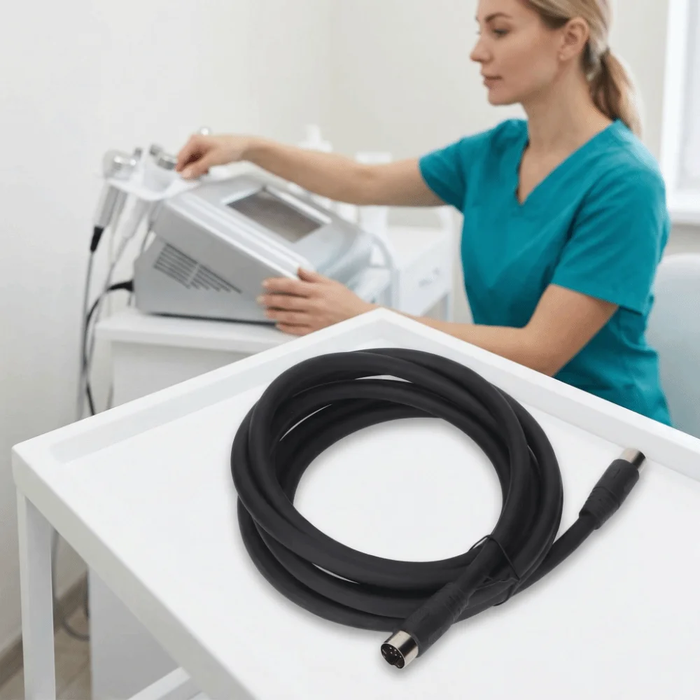

Durable Flexible DIN 13 Pin Cable Plug and Play 9.8ft Extension Cord Beauty Equipment Cable for Nebulizer Cable Professional Use