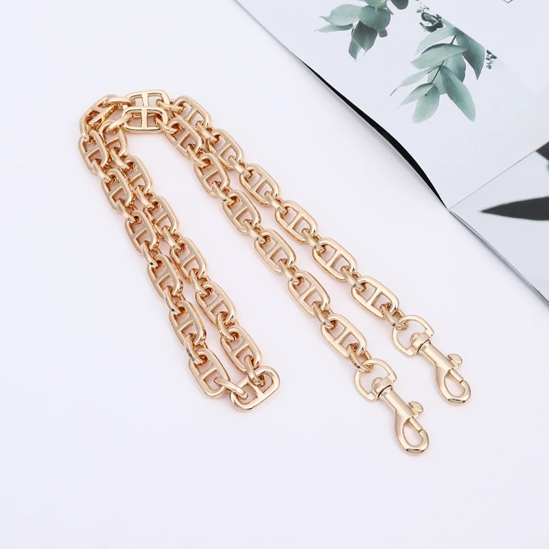 1.3cm Women Bag Chain Metal Zinc Chain Clasp Purse Replacement Brand Bag Parts Messenger Handbag Handle High Quality Profile