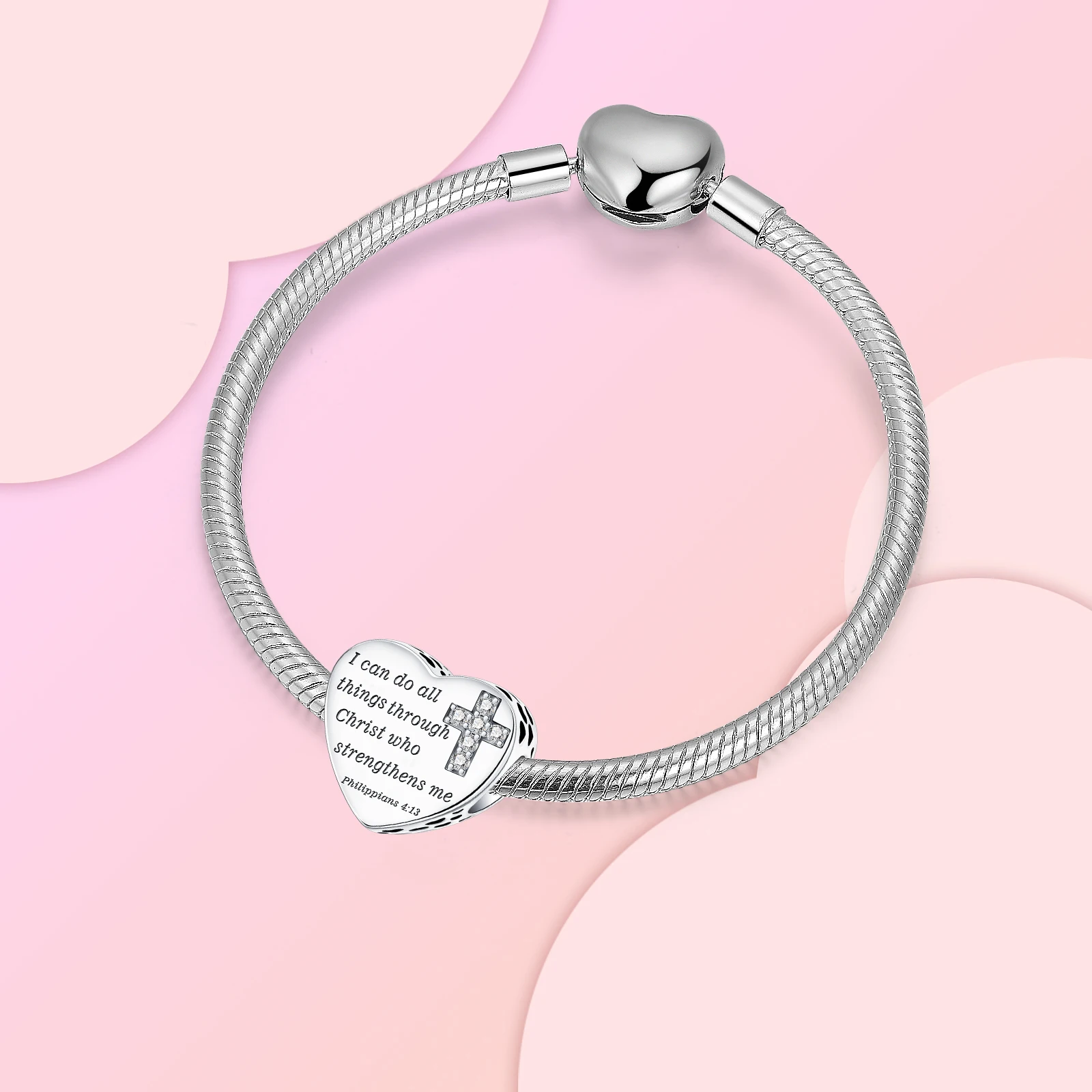 925 فضة حلية حبة قلادة للنساء ، DIY بها بنفسك مجوهرات ، الصليب قلادة ، صالح الأصلي باندورا سوار ، الحب ، بوتيك