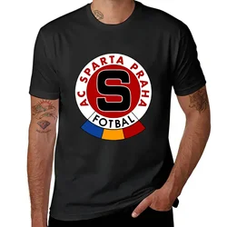 Camiseta del Athletic Club Sparta Praha para hombre, ropa hippie lisa, ropa vintage de gran tamaño, camiseta de estilo manga, novedad de 2024