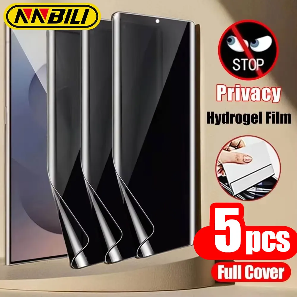 1-5 Stück Anti-Spionage Hydrogel-Folie für Samsung Galaxy A56 5G A55 5G A54 für Samsung Galaxy A16 5G A15 Datenschutz-Displayschutzfolien