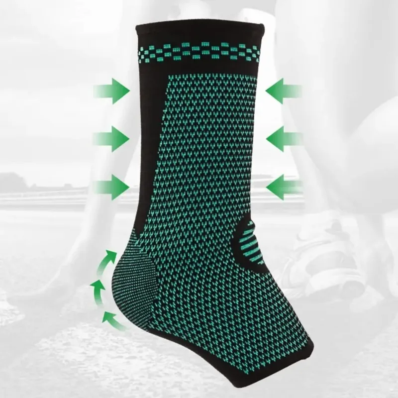 Soft Compression Ankle Support Delicate Pattern Easy to Wear Injury Recovery Ankle Foot Pad Protective Gear утяжелители для ног