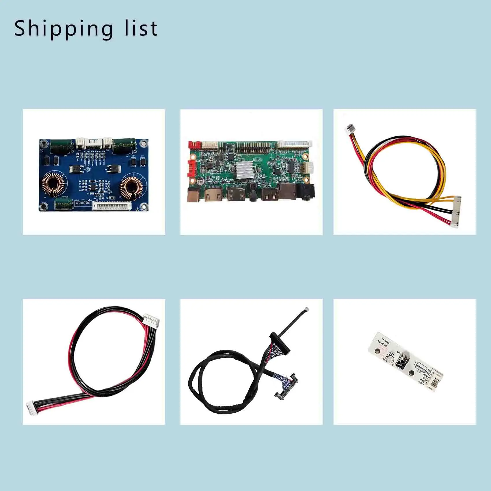 لوحة للقيادة العالمية تدعم Mp4 Hd-Mi Sd Av Usb لوحة دارات مطبوعة لوحة تحكم Lcd لعرض شاشة LCD مقاس 28 بوصة 1920X360 Dv280Fbm-Nb0