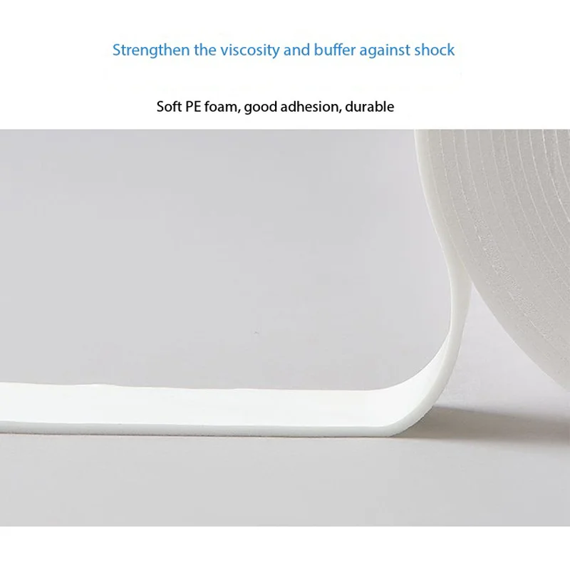 Cinta de doble cara de espuma resistente de 4M, adhesivo fuerte para decoración del hogar/oficina/manualidad/coche, impermeable y resistente al calor