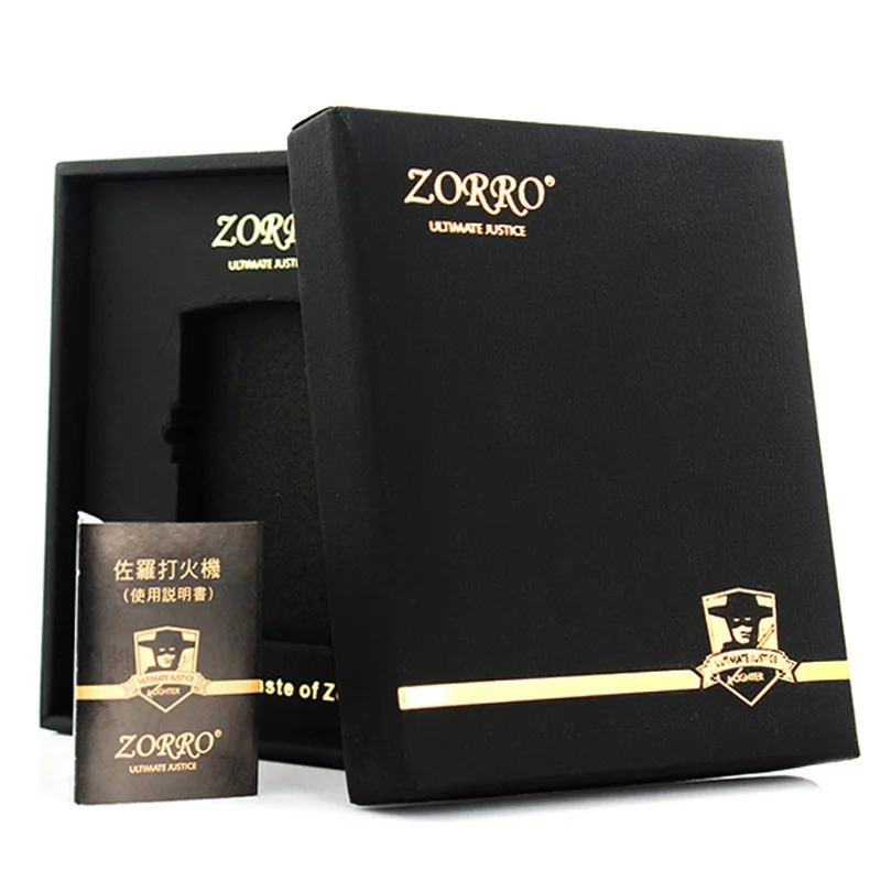 1:1 Limited Edition ZORRO versized Kerosene Lighter Metal Personality Constantine Creative Heavy Armor Oversized Lighter Gift