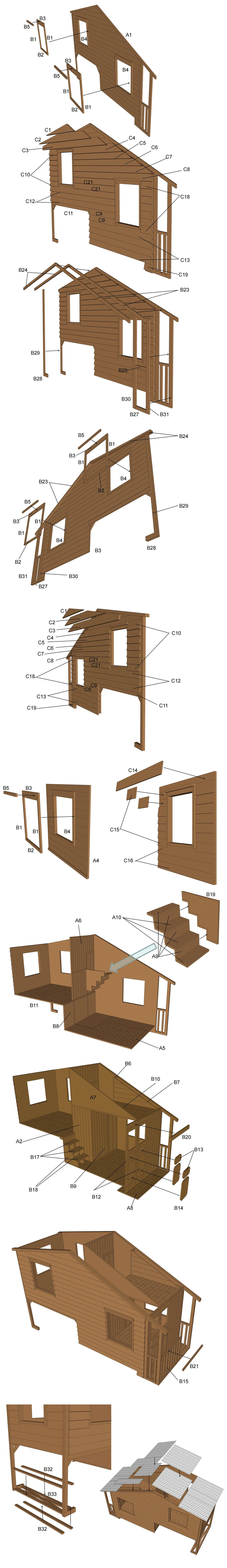 Architekturmodell zum Zusammenbauen, Sandtisch, Wohnmobil, Bauteile, Holzhaus, Diorama, Modellbausatz im Maßstab 1/24 1/35 – Detail 5