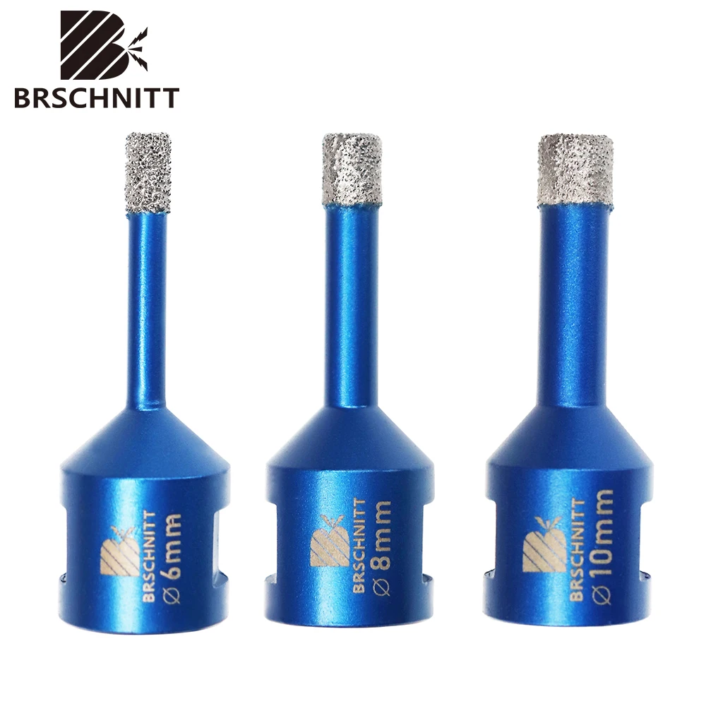 

BRSCHNITT 6/8/10mm Diamond Bit Porcelain Tiles Crowns Drilling core bit Hole Saw Cuttting For Granite Marble Stone