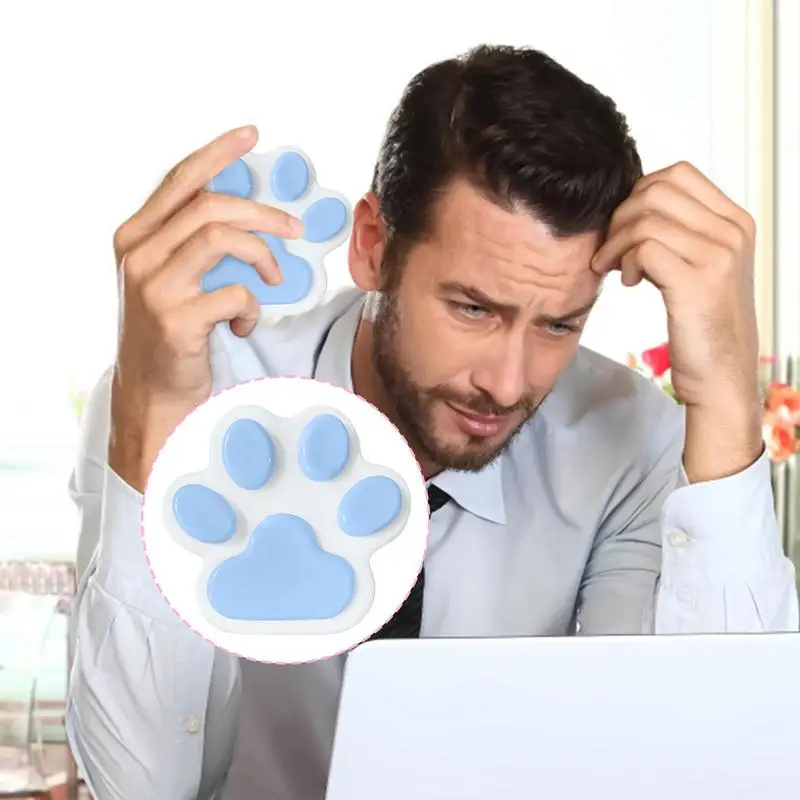 جديد كبير لزجة القط باو ضغط اللعب لطيف القط القدم انتعاش بطيء لينة هلام قرصة مكافحة الإجهاد الإصدار هدية الضغط اللعب #3