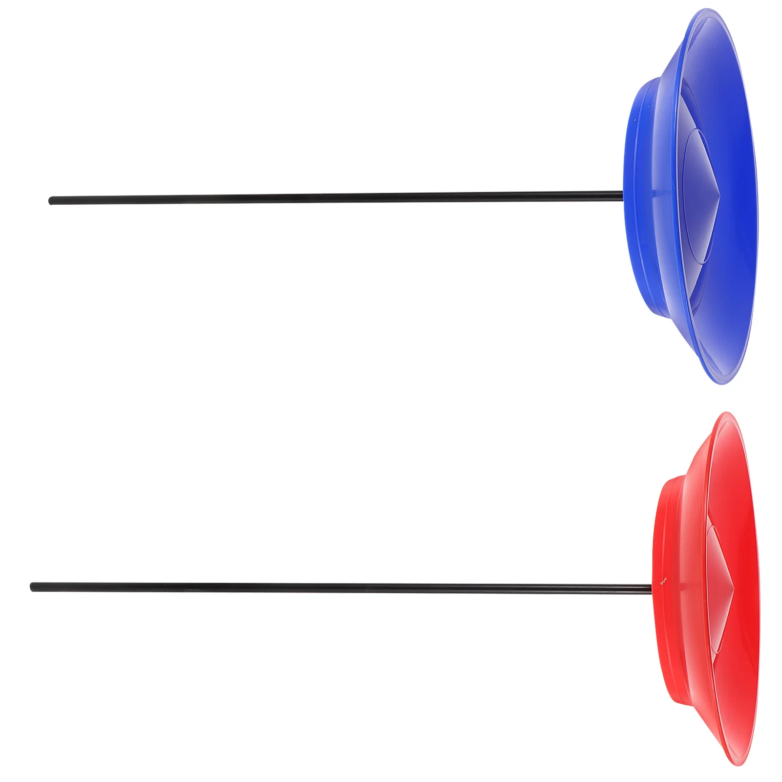 

2Sets Colorful Juggling Plate Set Performance Learn Balance Game Stick Adult Juggling Skill Game Set