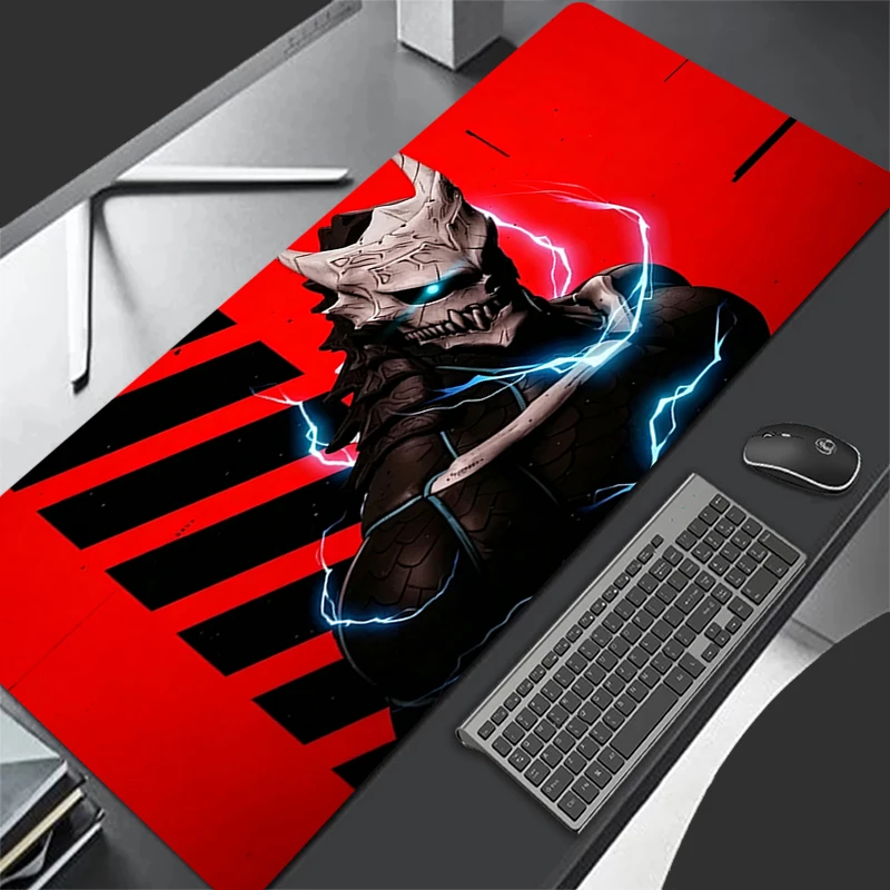 Mouse pad Professional E-sports Gamer Mouse Mat Kaiju No.8 Anime Mousepads PC Gaming Extended Keyboard Desk Mat Notbook Mousepad