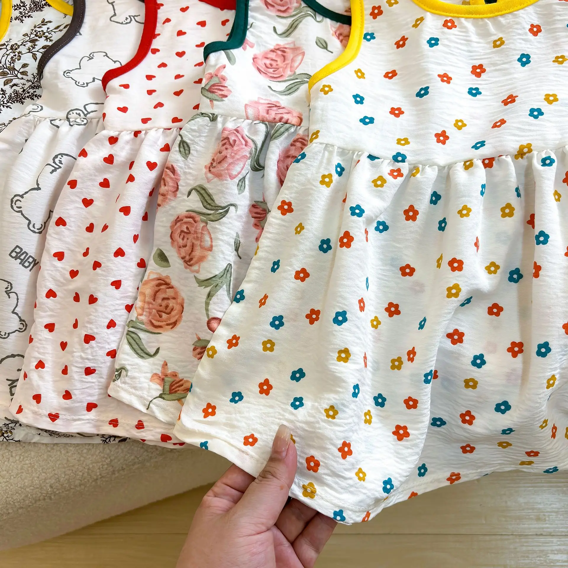 Fashion Printed Sleeveless Girls Dress Newborn Princess Dress Baby Girls Clothes Baby Girl Leisure Dress Baby Clothing image 2