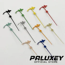 Shark Second Hands Silver Red Blue Green Black Orange Hands 12.5MM Fit NH35 NH36 NH38 NH39 NH70 NH72 Movement Replacement Parts
