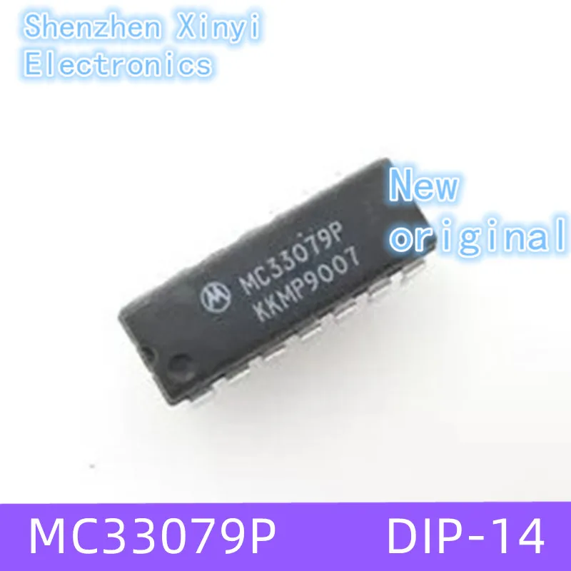 Brand new original  MC33079P MC33079 33079P DIP-14 Low Noise Quad Operational amplifier chip