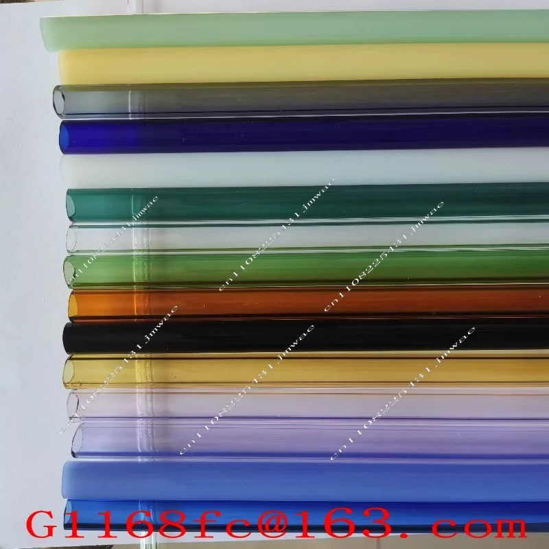 5 Pieces Price,colored Glass Tube for Hand Blowing, Diameter 10mm Default Length 30 Cm