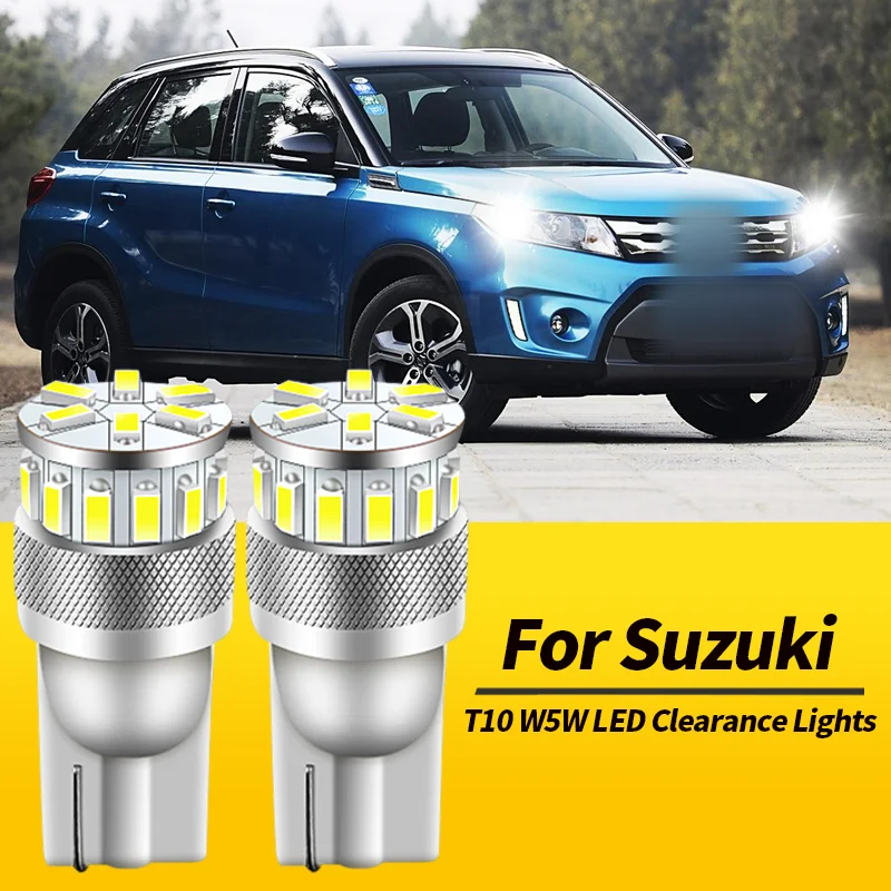 2PCS T10 W5W LED Clearance Lights ​Canbus For Suzuki Vitara 15- Ignis 00-20 Jimny 98-17 Kizashi 2010- Liana 2001- Samurai 88-04