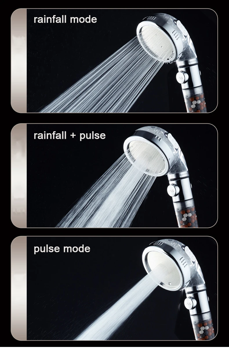 New shower high pressure water saving shower head advanced bathroom water filtration pressure shower head