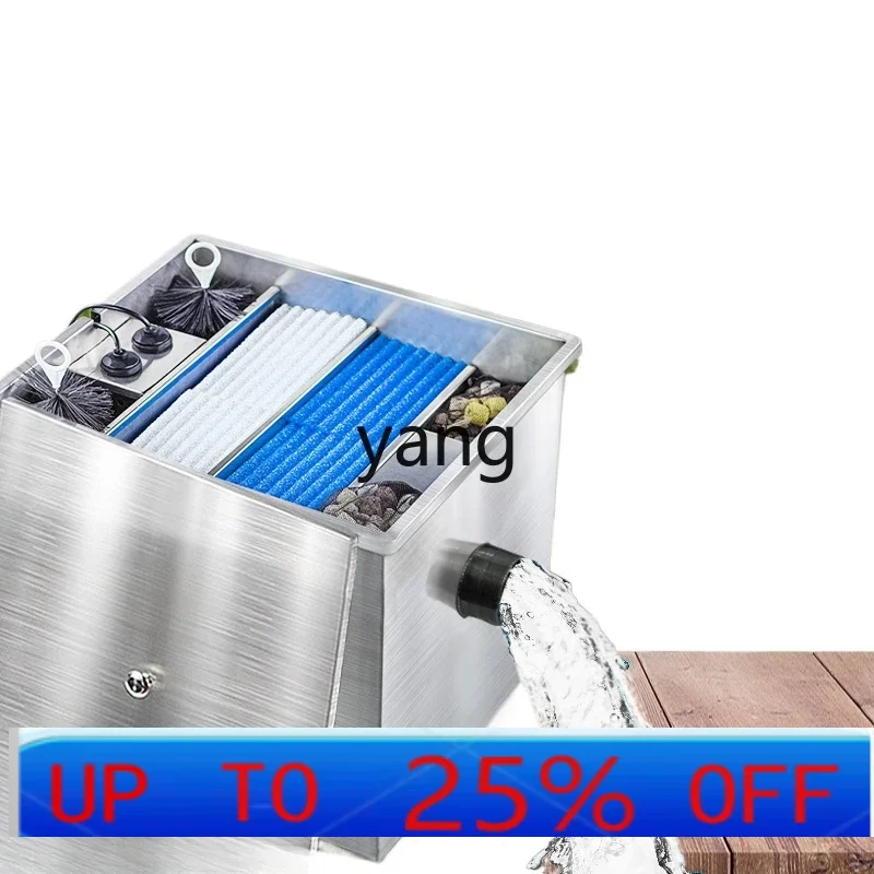 LTT fish pond water circulation filtration system large water purification filter outdoor courtyard