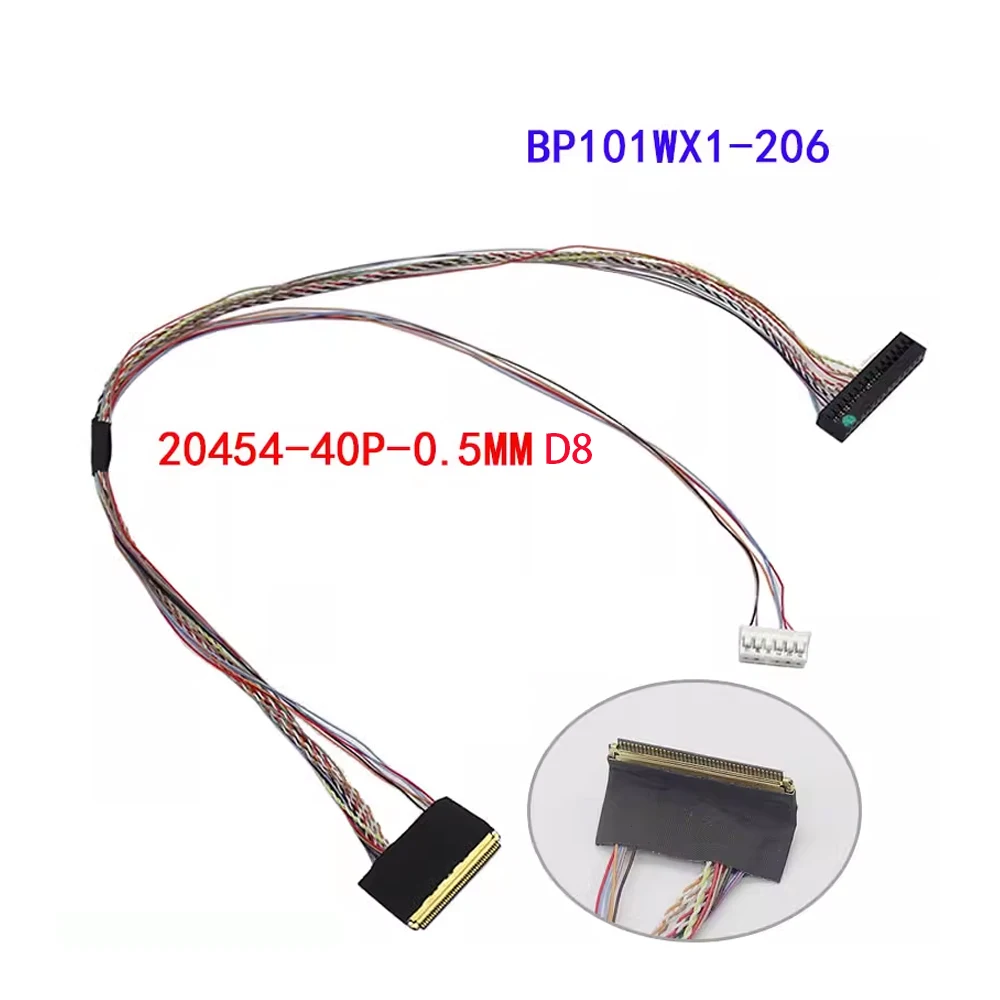 20454-40P-0.5MM-D8 LVDS cable for BP101WX1-206 L25