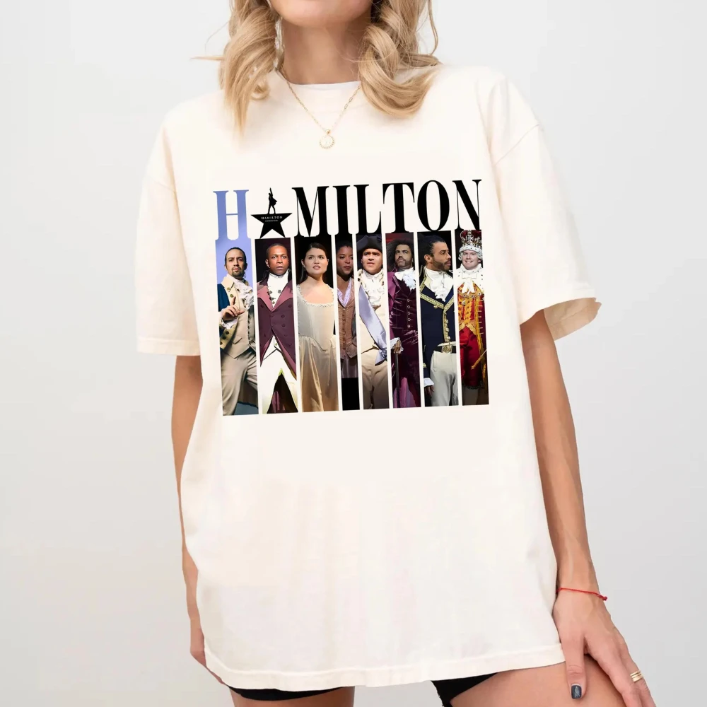 Alexander Hamilton T-shirt, Broadway women's fan T-shirt, American musical American musical T-shirt  Couple's all-season tops