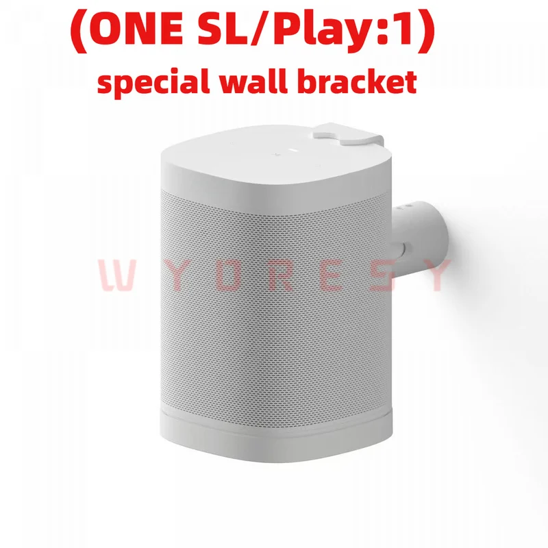 Wall Mount Bracket For Sonos (ONE SL/Play:1) Smart Speaker Rotary Angle Control System Adjust Sound Spread Adapt To Multiple