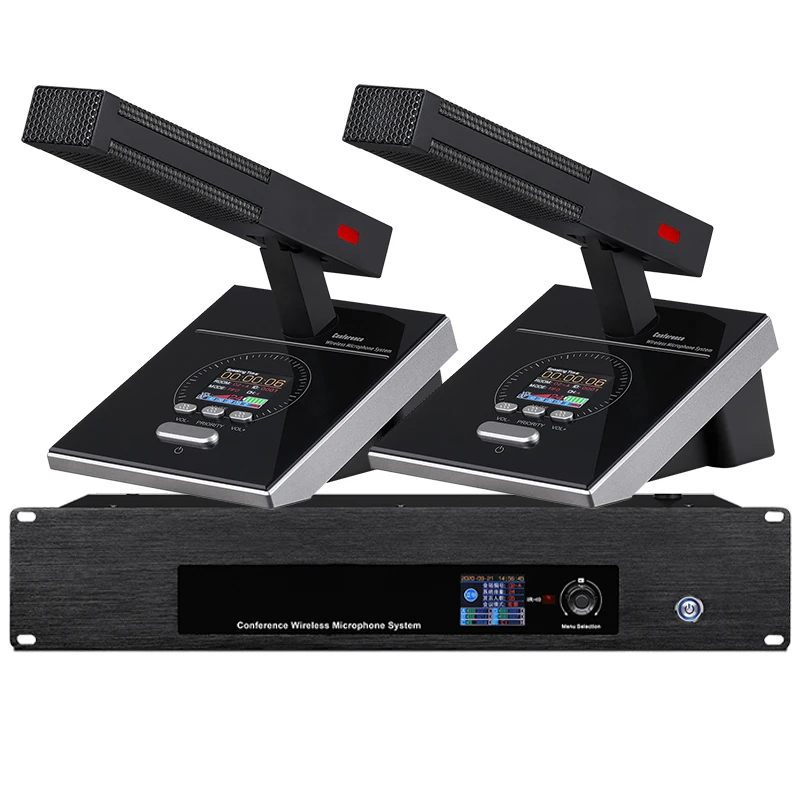 

Беспроводная конференц-система UHF 2025 – Профессиональная аудиосистема для деловых встреч и презентаций