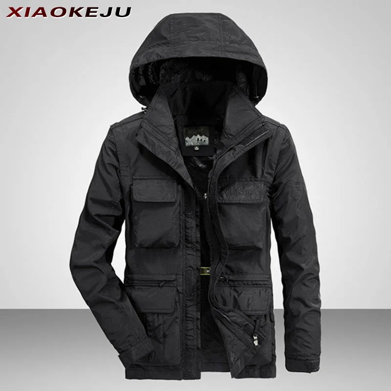 Parkas Varsity Jackets Motorcycle Jacket Coat Men's Winter Coats New & Clothing Camping Streetwear Luxury Military Man Work Wear