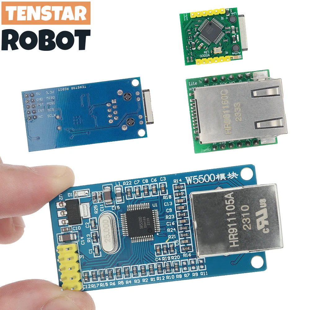 USR-ES1 W5500 moduł sieci Ethernet Aardware SPI do LAN TCP IP 51 program mikrokontrolera STM32 przez W5100