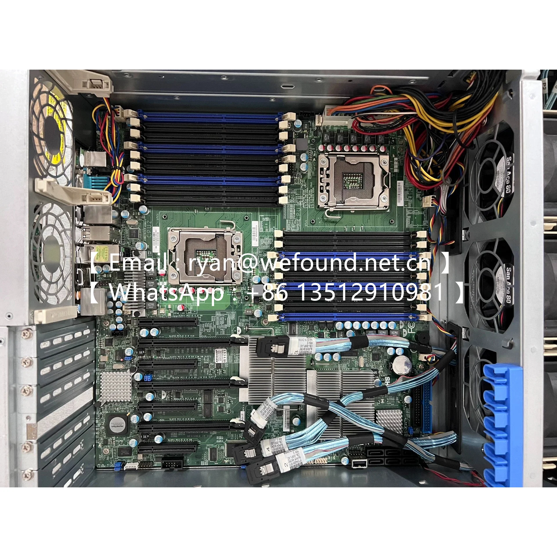 X8DAH+-F X8SAX server motherboard