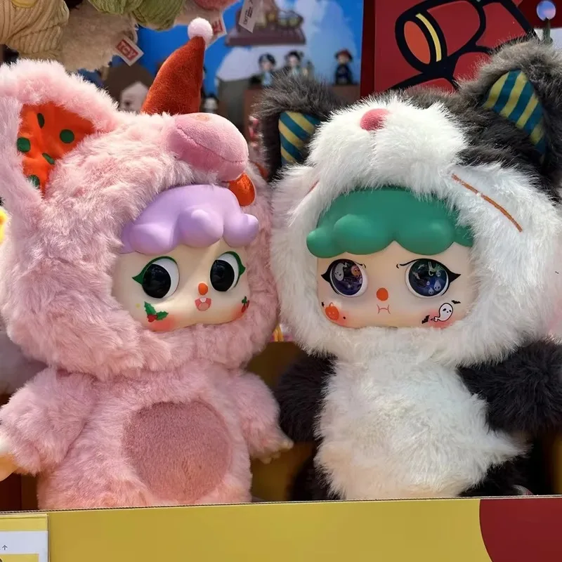 طفل ثلاثة ميجو 400% تعطي نفسك سلسلة عناق صندوق أعمى Kawaii الطفل ثلاثة صندوق غامض جمع نموذج الكرتون ديكور اللعب هدية #4