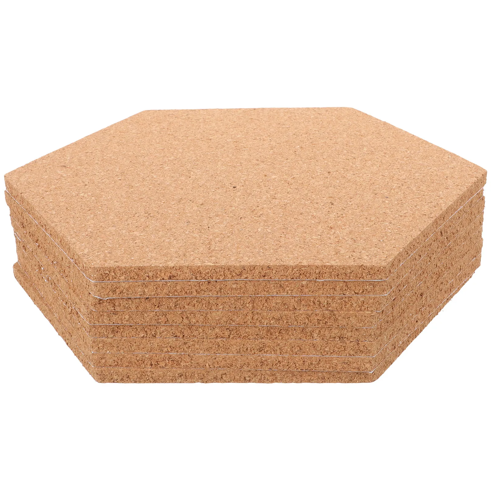 Art Craft Board - 1Set Zeshoekige Kurkbordset Frameloos Lichtgewicht Decoratief