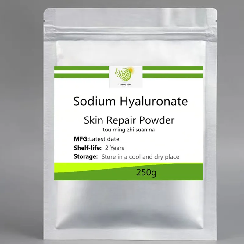 Supply 50-1000g 100% Sodium Hyaluronate Powder Hyaluronic Acid Stock Solution Skin Care Material Repair