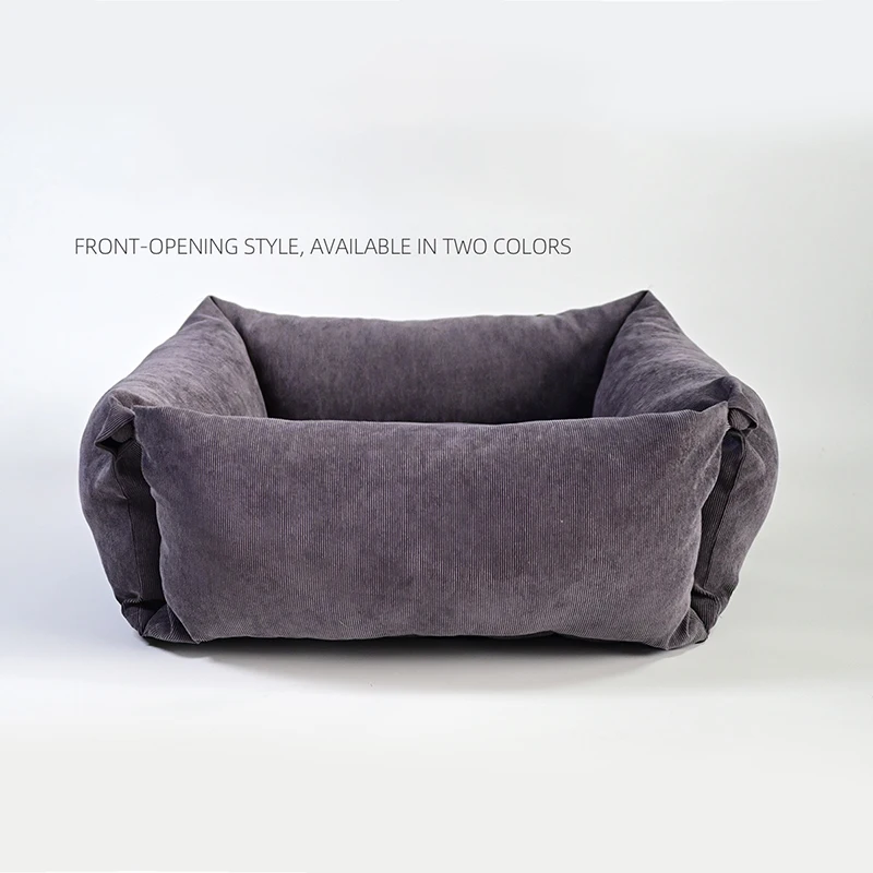 

Pet Bed for Small Dogs & Cats Washable Rectangle Cat Kitten Bed for Indoor Pets, Cozy Cute Puppy Bed with Non-Slip Bottom