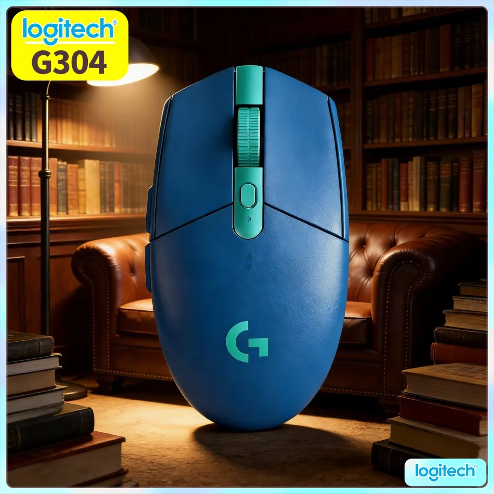 Logitech G304 LIGHTSPEED Wireless Gaming Mouse Multi‑Usage Peripheral For Game Browsing Typing Graphic Design Office Creation