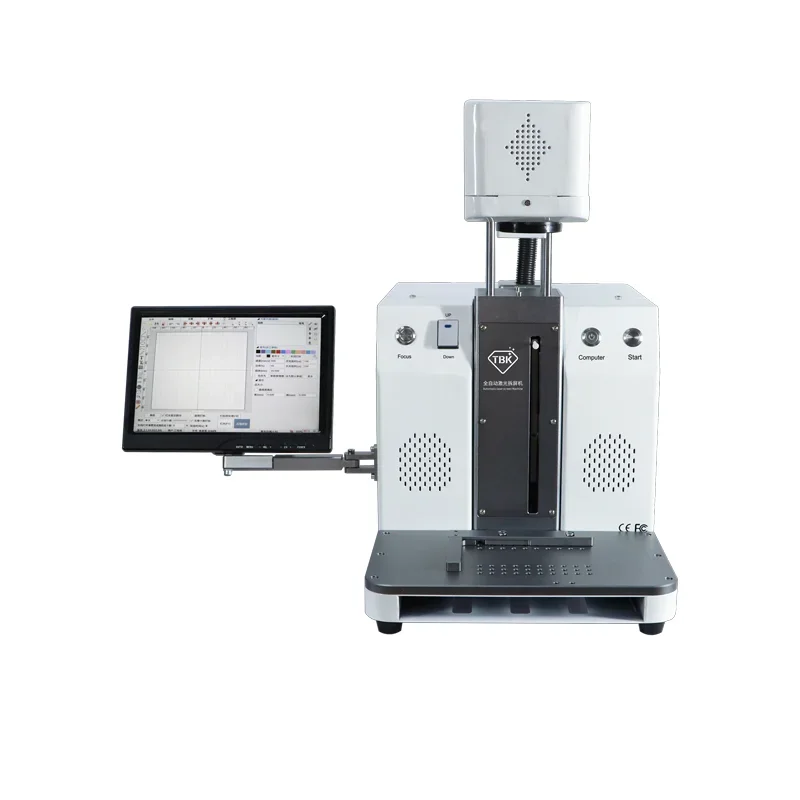 TBK Original Newest Model TBK 958B Laser Marking Separate Machine with Automatic Positioning Mold