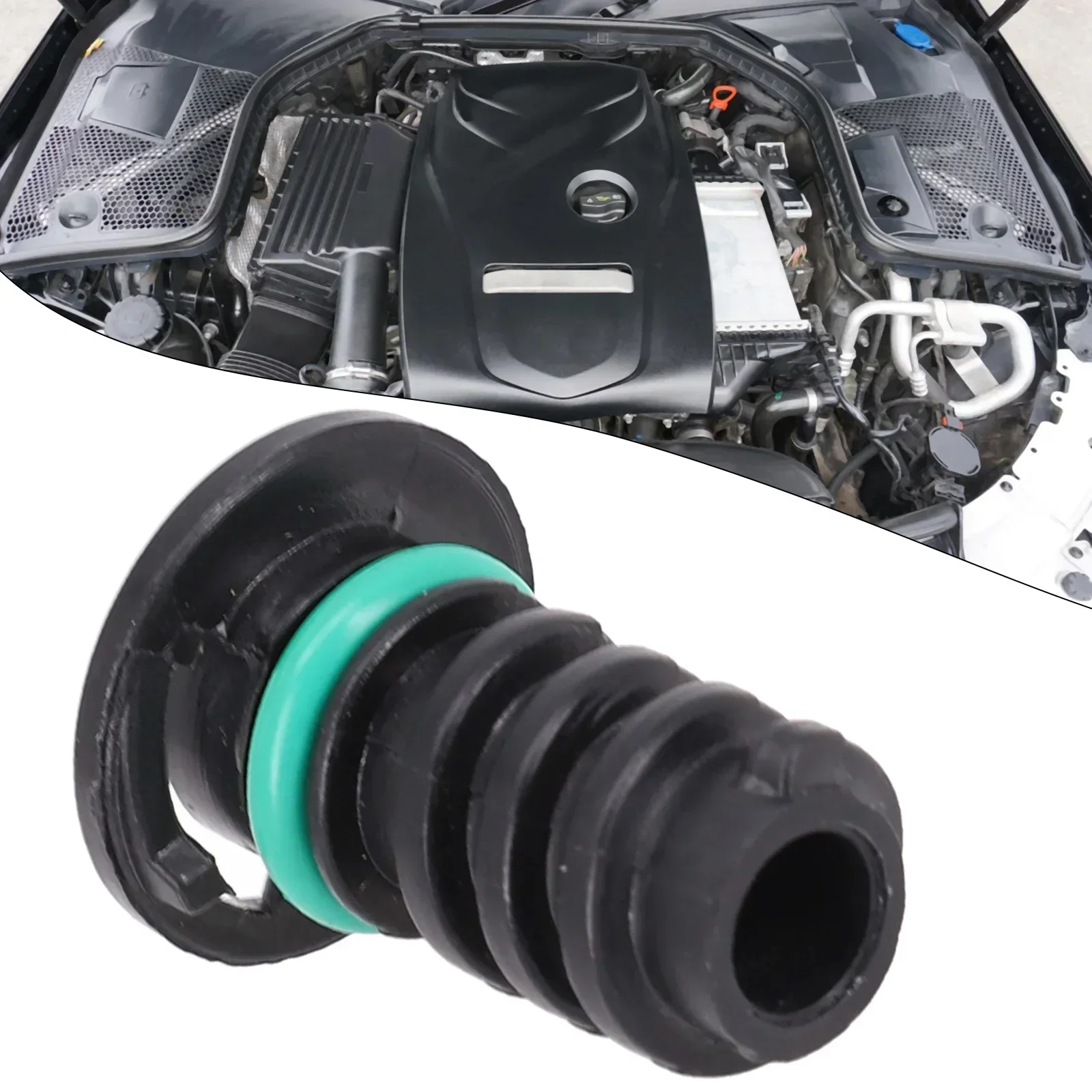 For Mercedes-Benz C63 For AMG S550 S550e Engine Fuel Sump Plug Drain Black Palstic Car Inner Engine Oil Drain Screw A0029902017
