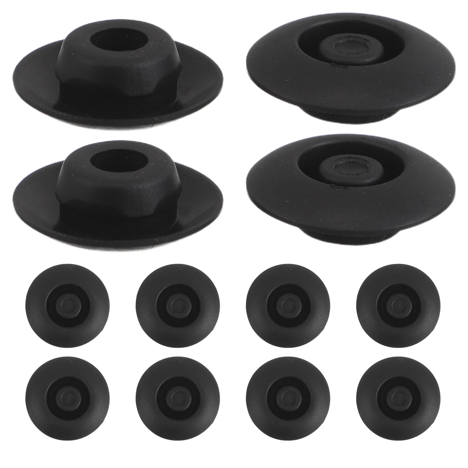 

12Pcs Dustproof Rubber Plugs Waterproof Sealing Hole Caps for Car Door Chassis Side Skirt Protection Automotive Accessories