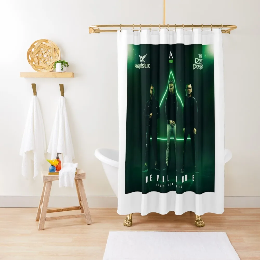 

Devil Mode Shower Curtain Funny Shower Window For The Bathroom Bathroom Box Curtain
