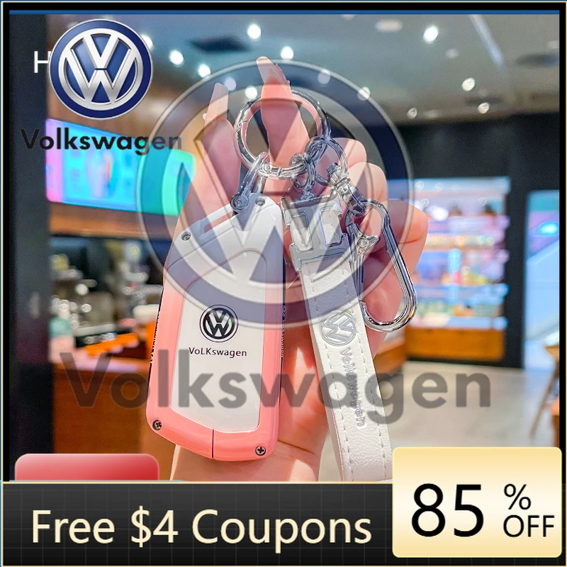 

Car Sticker For VOLKSWAGEN VW Car Smart Key Case Cover Shell For VW Volkswagen Golf 8 MK8 2020 For Skoda Octavia A8 2021 Seat Le