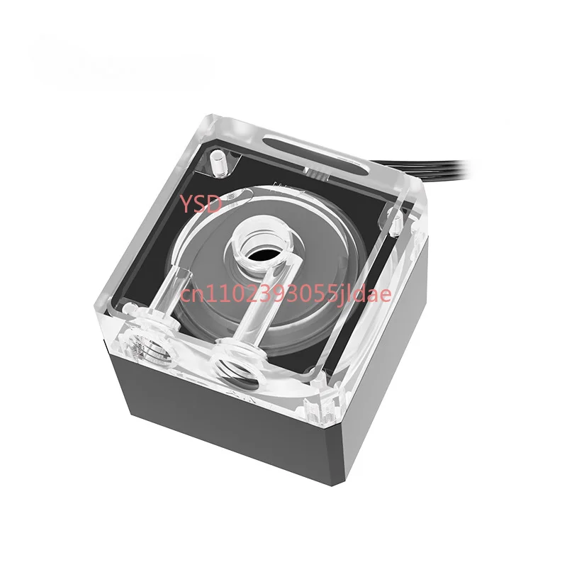 PU-FS4M-J Intelligent Temperature Control Water Cooling Pump Silent 650L/H Flow for Desktop Computer