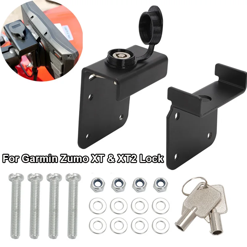 

Aluminum GPS Mount Lock Kit for Garmin Zumo XT or XT2 Motorcycle Bracket Locking System Durable Installation Accessory