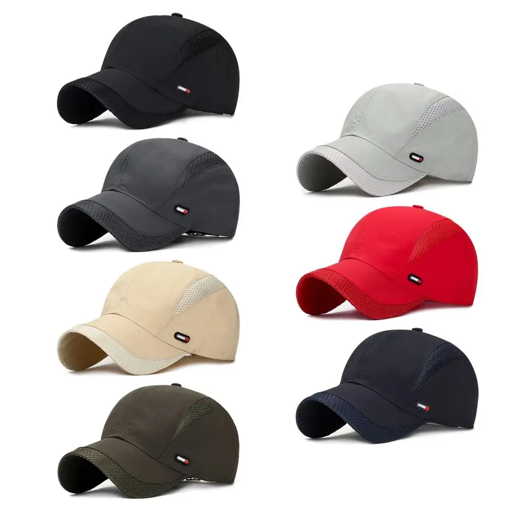 Waterproof Quick Dry Outdoor Space Sun Hat Snapback Hats Baseball Cap Mesh