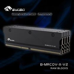 Bykski-Chaleco de refrigeración de bloque de agua, Armadura de memoria RAM de B-MRCOV-X-V2, soporte de disipador de calor de memoria DDR5 GEN 5