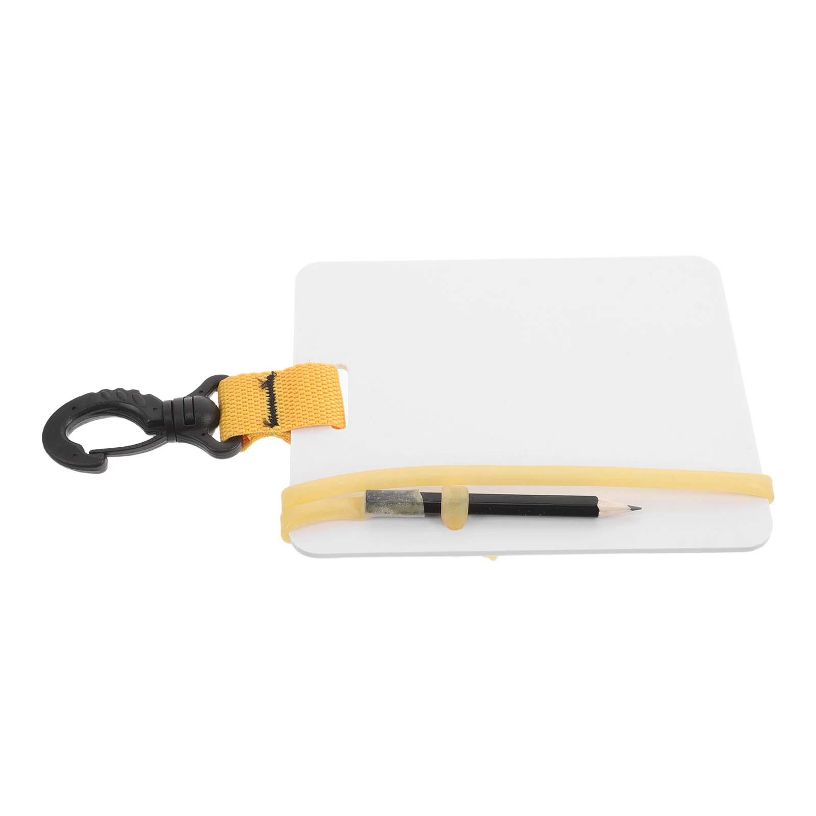 

1PC Diving Writing Book Underwater Small Whiteboard Notebook Portable Waterproof Erasable Dive Gear Notepad Pencil Flat