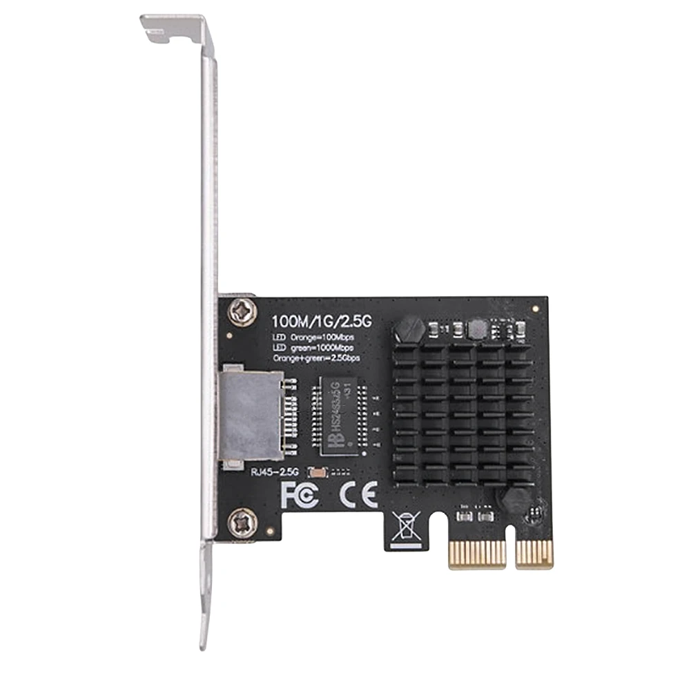 1/2/4 منفذ 2.5 جيجابايت PCIe بطاقة الشبكة جيجابت إيثرنت بطاقة RJ45 NIC PCI Express محول إيثرنت RTL8125BG رقاقة لمكتب الألعاب