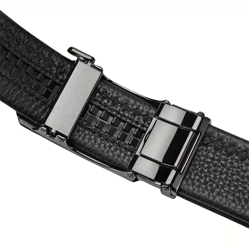 Cartelo حزام الرجال حزام جلد طبيعي للرجال سبيكة التلقائي مشبك أحزمة السقاطة الأعمال مصمم الأزياء حزام للجينز