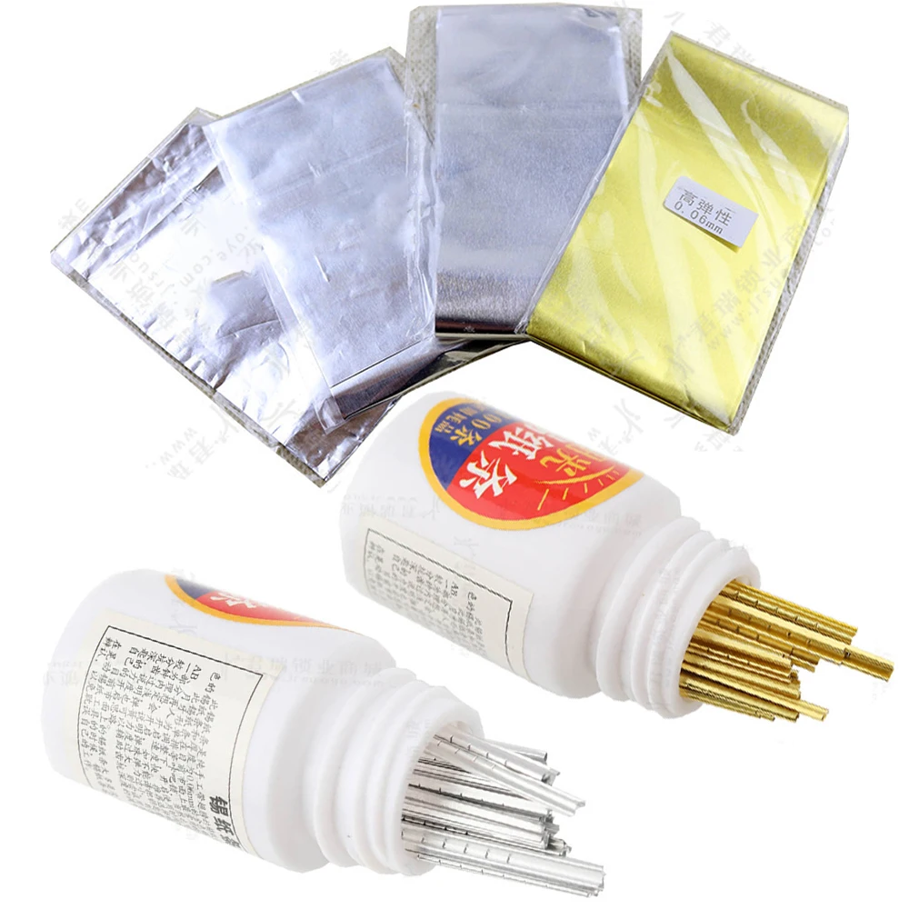 Tin Foil Semi-finished Products 0.05 White And 0.06 Yellow For Tin Foil Tools Consumable Locksmith Tool